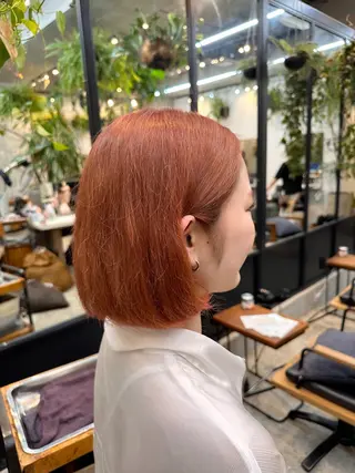 カラー 川口開世 layer cutのヘアスタイル