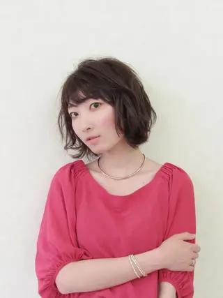 ショート ブルーム yukiのヘアスタイル