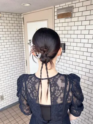 ヘアアレンジ 垢抜けヘアメイク🫧 JURI🪽のヘアスタイル
