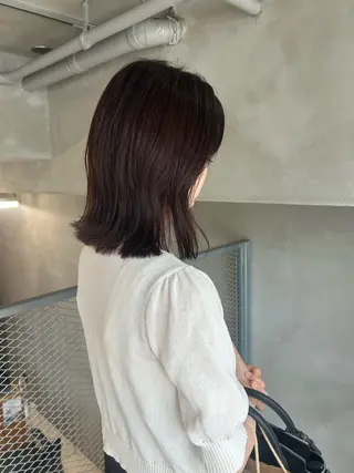 ミディアム カラー 透明感カラー🫧 nanohaのヘアスタイル