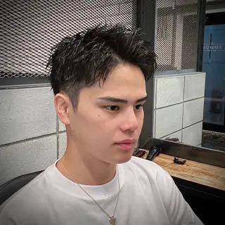 メンズ メンズ特化/パーマ/ メッシュ/竜成のヘアスタイル