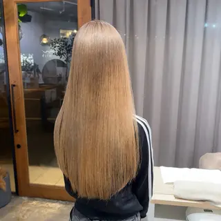 ロング カラー 吉田 葉音のヘアスタイル