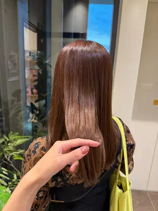 セミロング カラー カラーモデル𓍲艶感 🫧秋積日向のヘアスタイル