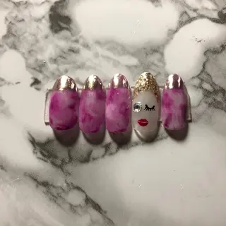 ミディアム ネイル ネイル さきみのネイルデザイン