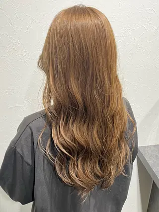 ロング カラー 韓国ヘア🇰🇷 HINAのヘアスタイル