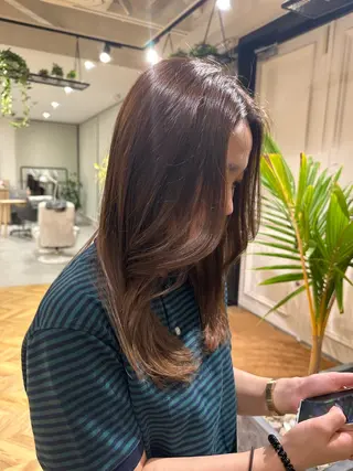 ロング カラー 【yate'】 Noanのヘアスタイル