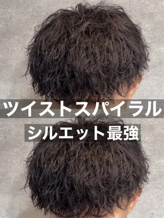 パーマ メンズ メンズ特化⚡️パーマ テッタのヘアスタイル
