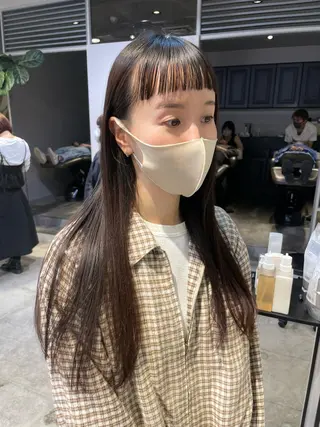 セミロング 斉藤 瑞恵のヘアスタイル