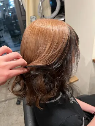 ミディアム カラー Rino kanayama所属・Rino 金山 / 宮澤 萌のヘアスタイル