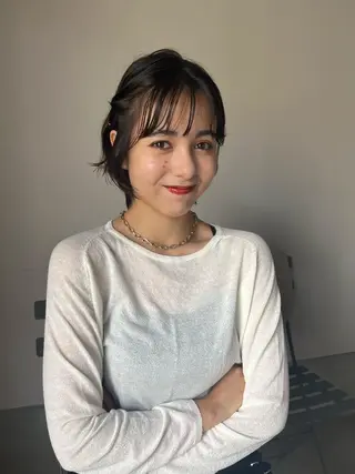 カラー ヘアアレンジ MINX The pass所属・透明感ケアカラー/ レイヤー/ryokaのヘアスタイル