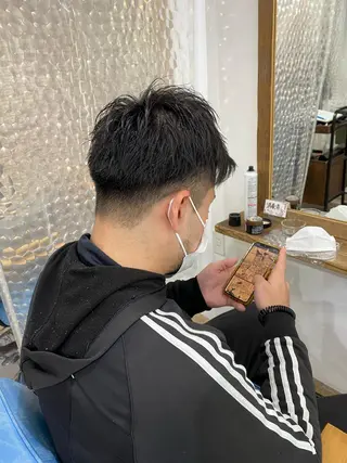 メンズ センターパート /植田のヘアスタイル