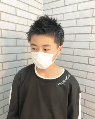 メンズ キッズ XES-TA所属・中村 よしひでのヘアスタイル