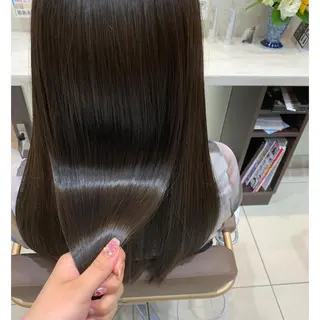 ロング tokute よしかわなお🍒のヘアスタイル