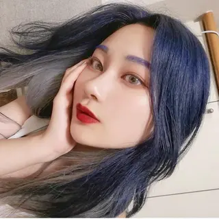 ロング 圧倒的美髪ストレート ツダケイタロウのヘアスタイル