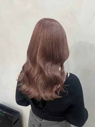 セミロング カラー 杉田 涼のヘアスタイル
