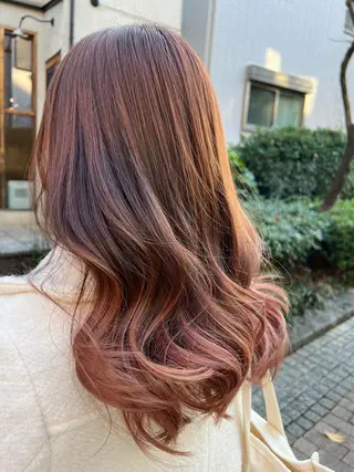 ロング カラー ヘアアレンジ stylist田口 祐歩のヘアスタイル