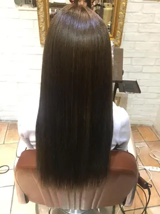 ロング カラー if所属・大崎if ほりはるかのヘアスタイル