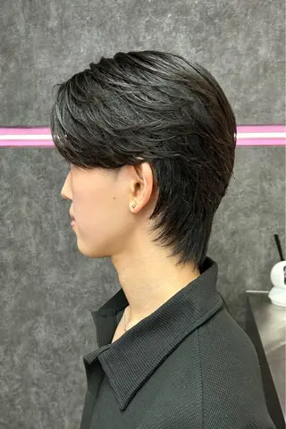 ショート カラー メンズ メンズ専門 スタイリスト前田雄輝のヘアスタイル