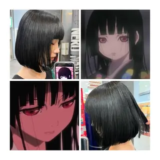 ショート カラー GARU-ガル-所属・TSUNO🦖 派手髪/オタク美容師のヘアスタイル