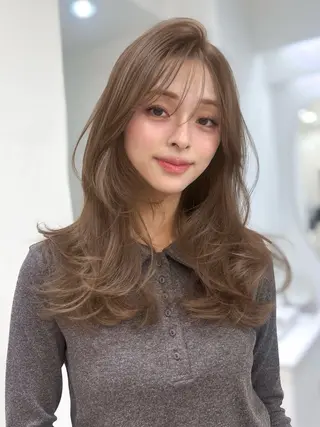 ロング カラー 艶髪/モテヘア🎀 MIHOのヘアスタイル