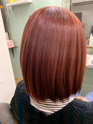 ミディアム カラー R ri R takagiのヘアスタイル