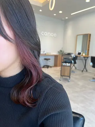 セミロング 艶カラー asukaのヘアスタイル