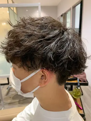 パーマ メンズ earth元住吉店所属・メンズ特化 HARUTOのヘアスタイル