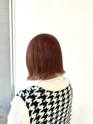 ショート カラー 🎀暖色/ ピンク🎀seinaのヘアスタイル