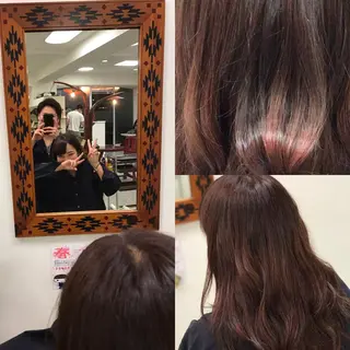 ロング カラー 山内 聡史のヘアスタイル