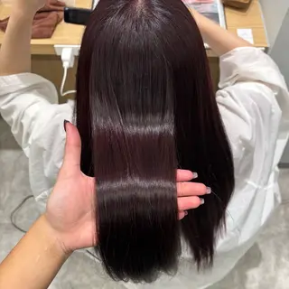 ロング カラー 松山 葵葉のヘアスタイル