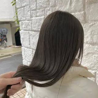 ロング カラー レイヤー小顔ショート 吉田ジョウのヘアスタイル