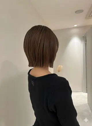 ミディアム 柔らかい縮毛矯正/ ボブ/北林のヘアスタイル