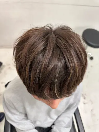 カラー メンズ CUT LINE所属・ヘアドネーション/ ショート・ボブのヘアスタイル