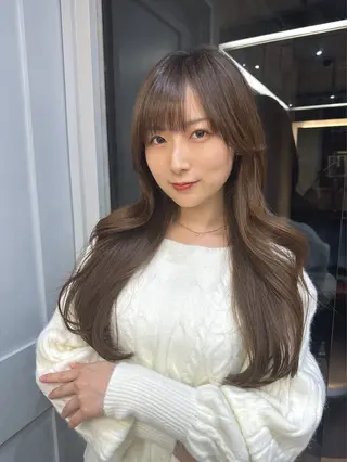 ロング 池袋/韓国/レイヤー 髪質改善/村上けいとのヘアスタイル