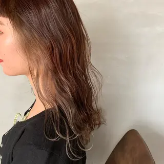 セミロング カラー amy.所属・メンズカットパーマ/ ブリーチ高柳将太のヘアスタイル