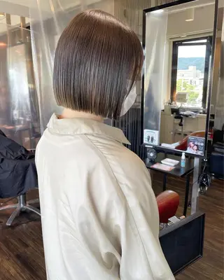 ミディアム カラー ヘアアレンジ 徳永 実沙のヘアスタイル