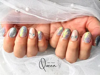 ネイル Queen nail 北堀江 ASUKAのネイルデザイン