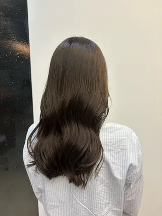 ロング カラー 水野 志保のヘアスタイル