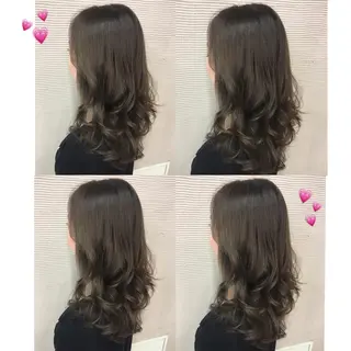 セミロング カラー 韓国ヘア得意❤︎森澤 悠佳のヘアスタイル