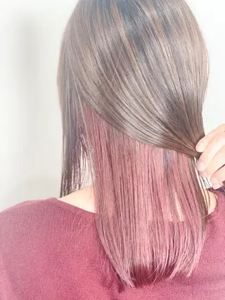 ミディアム 銀座/髪質改善カラー 酸性ストレート🍎のヘアスタイル