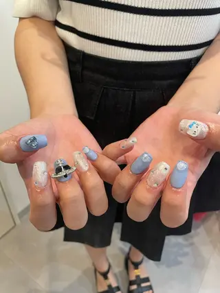 ネイル 束感まつ毛/ネイル/ LED♥KIRARAのマツエク・マツパデザイン