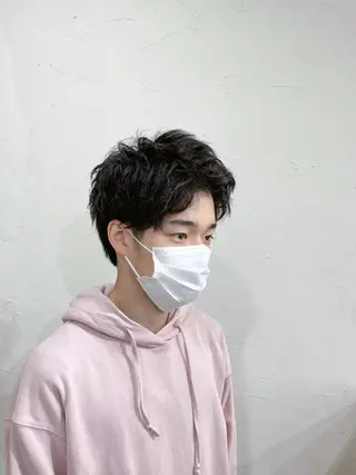 ショート メンズ かんばら りょーいのヘアスタイル