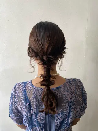 ロング ヘアアレンジ BOTTOMS所属・🌸透明感艶 カラー🌸Yuukiのヘアスタイル