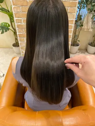 ロング カラー パーマ 【髪質改善】加藤 崇徳のヘアスタイル