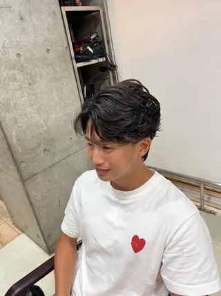 パーマ メンズ fifth 柏崎功真のヘアスタイル