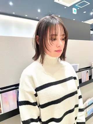 ミディアム BELLA/天王寺/ 似合わせ/木浦心のヘアスタイル