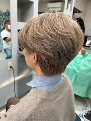 ショート カラー メンズ nico 麻生 やまざきれいのヘアスタイル