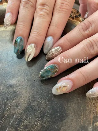 ミディアム ネイル Parfum パルファンのネイルデザイン