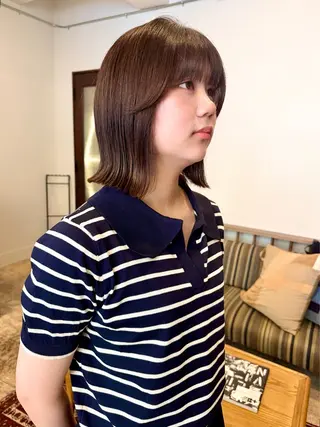 ミディアム yearn所属・naho✂︎bob/ layerのヘアスタイル