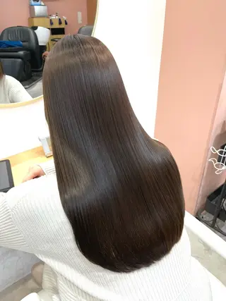 ロング 縮毛矯正/髪質改善 中村吉孝のヘアスタイル